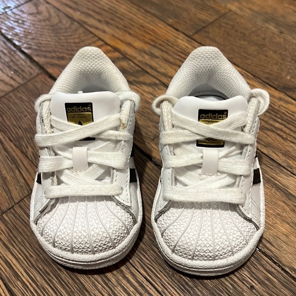 Baby Adidas super star sneakers